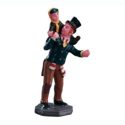 Lemax Christmas Village 02403 Bob Cratchit et Tiny Tim