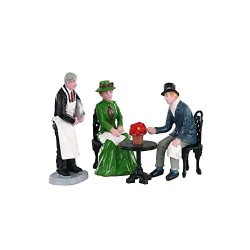 Lemax - Cafe Society 02925 Figurine Village de Noël Village d'hiver