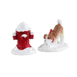 Lemax Caddington Village Lot de 2 bouches de Neige en résine