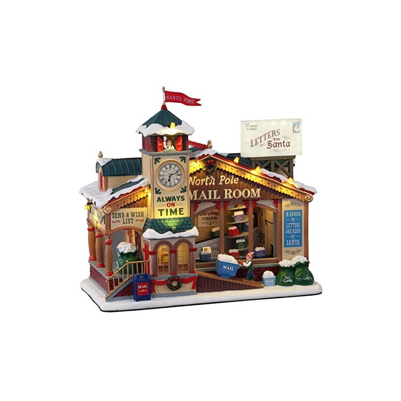 Lemax 15733-UK Santa's Wonderland Sights & Sounds: North Pole Mail Room