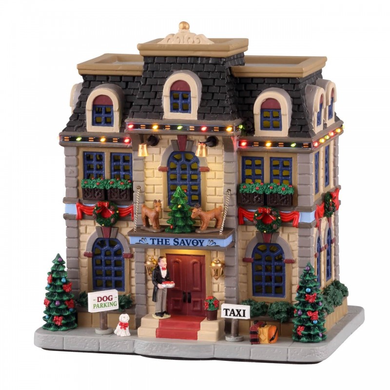 Lemax 15737-UK Caddington Village Lighted Building: Christmas at The Savoy