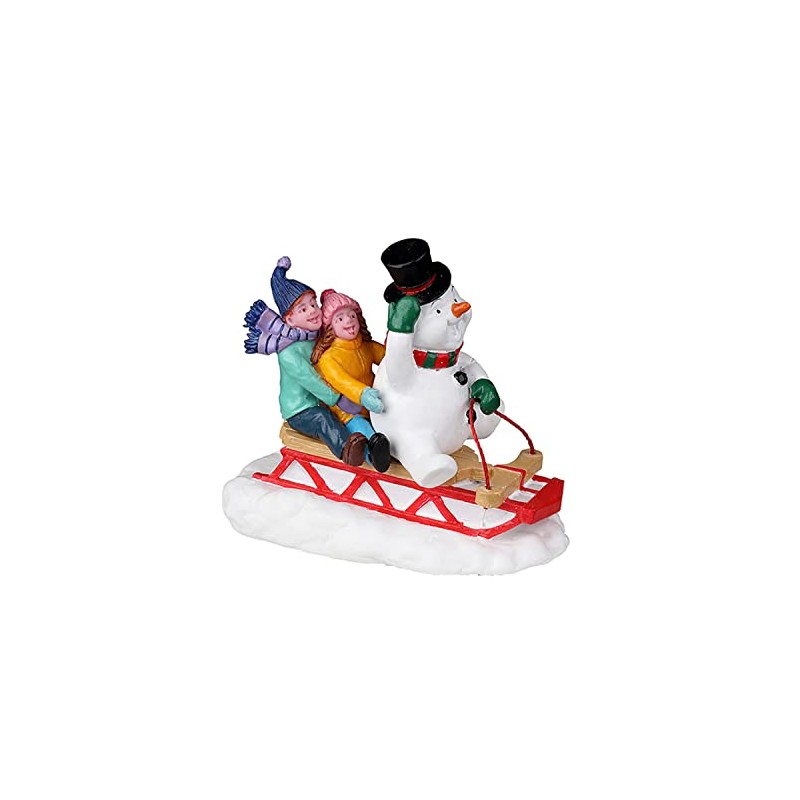 Lemax - Sledding with Frosty