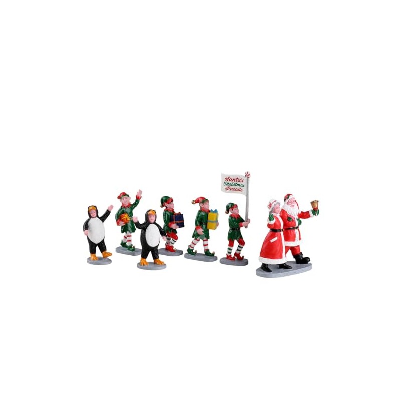 Lemax - Santa's Elf Parade, Set of 7