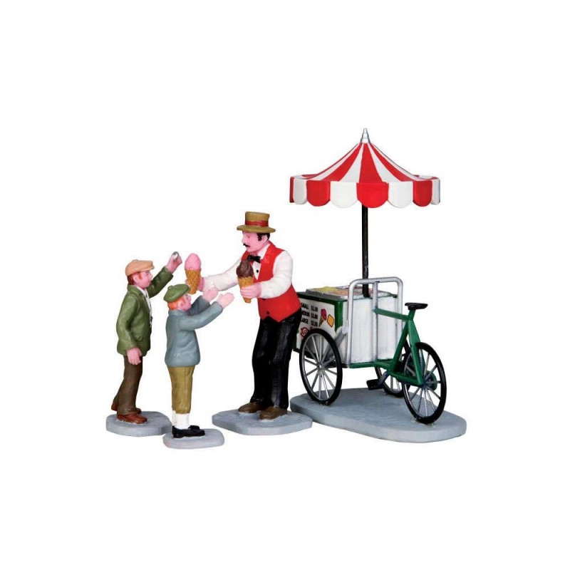 Lemax Gelato Cart, Lot de 4