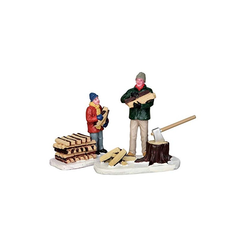 Lemax - Stacking Firewood, Set Of 2