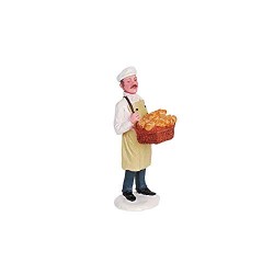 Lemax Figurine Village de Noël - Livraison du Pain - 62296