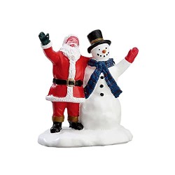 Lemax 62437 Figurine de Village : vœux de Noël