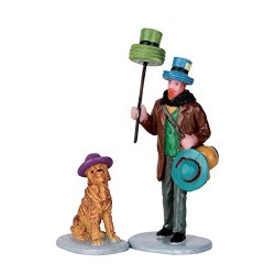 Lemax - Hat Peddler, Set Of 2