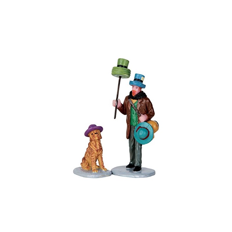 Lemax - Hat Peddler, Set Of 2