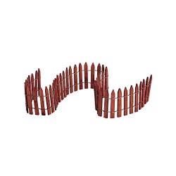 Lemax : Barriere En Bois Et Barbelet