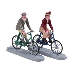 Lemax - Bike Ride Date - Set of 2