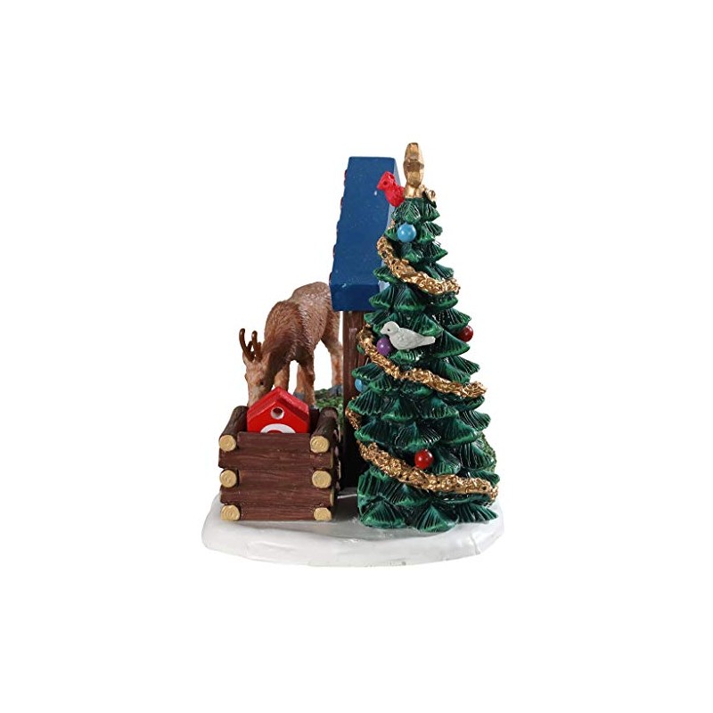 Lemax 93436 - Compte à rebours Woodland - Nouveau 2019 - Days Until Christmas - Chiffres Amovibles - Décoration de Noël