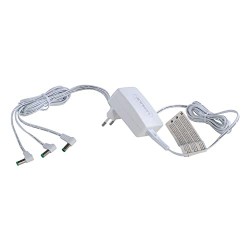 Lemax 94564-Adaptateur Secteur 4,5 V avec 3 possibilités de raccordement - Prise européenne - Couleur : Blanc - Accessoire de No