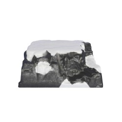 Base Village Montagnes Neige : 26x23cm, Plastique