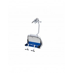 Jaegerndorfer Fauteuil 4 Places, échelle 1/32, Bleu/Gris, JaegerndorferJC87250, Multicolore, 123