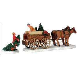 CHARIOT A ARBRES DE NOEL