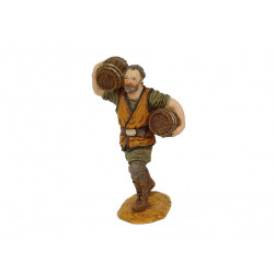 HOMME AVEC 2 BARILS 10CM