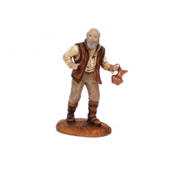 HOMME AVEC JARRE DE VIN 10CM