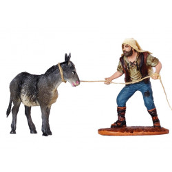 MULETIER AVEC ANE 10CM