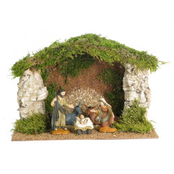 CRECHE AVEC NAISSANCE 8CM